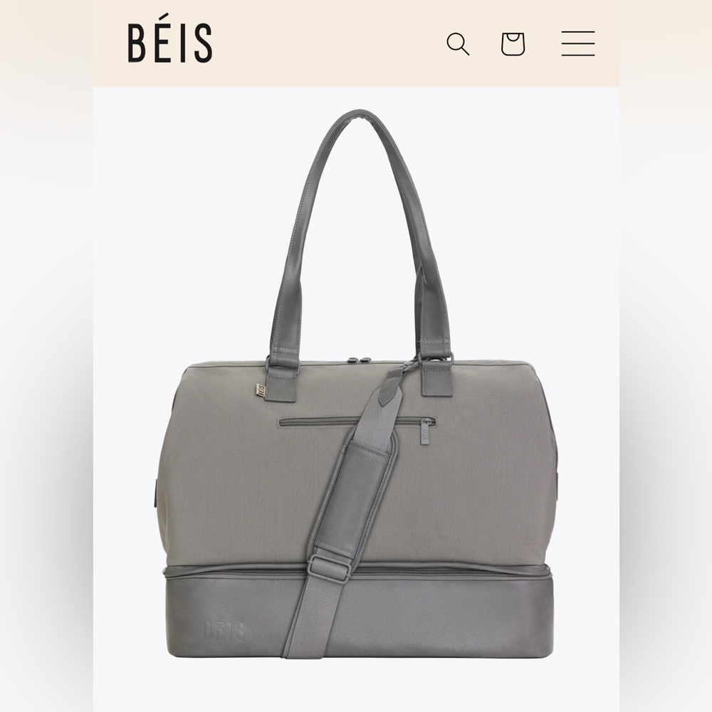 BEIS Gray Travel Bag - Picture 7 of 8